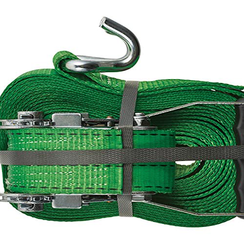 Sujetador KEEPER verde 2 cm de ancho x 9,14 m de largo con trinquete 1508,5 kg