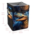thumbnail image 5 of Starry Dinosaur Car Trash Can Mini Trash Can, Foldable with Lid, Leak-Proof, Hanging Storage Bag, 5 of 6