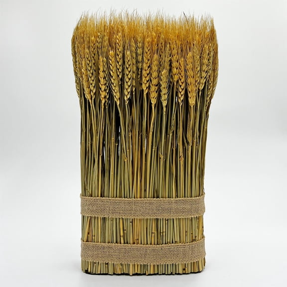 Bergamo Art Preserved Decorative Wheat Standing Plant in Gold