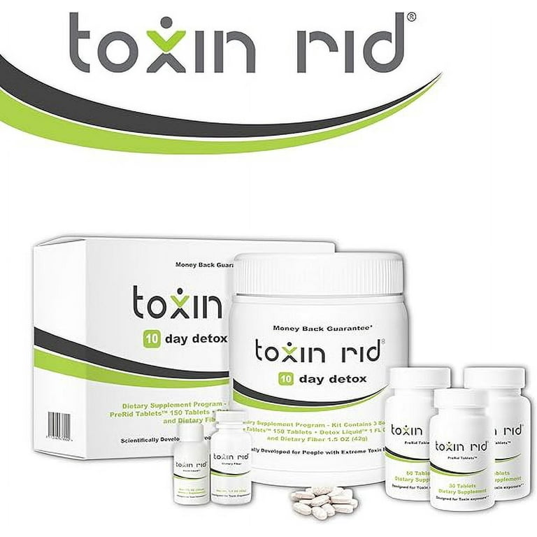 DET o １０bottlesdetoxDETSsss Toxin Rid 10 Day Detox Kit | Permanent Complete Natural Whole Body