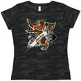 thumbnail image 3 of Inktastic Sinclair Tartan Lion Women's T-Shirt, 3 of 5