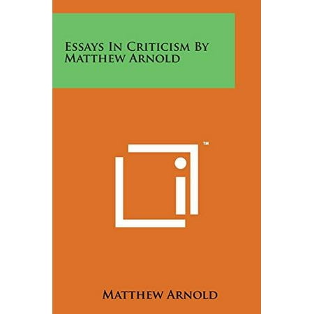 Matthew arnold essays