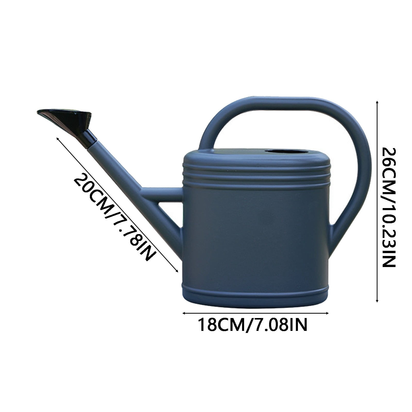 3L Large Capacity Watering Can, Long Spout Plastic Garden Water Pot with Ergonomic Handle for Vegetables & Flowers