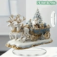 thumbnail image 4 of Decoración de escritorio bohemia de acrílico con trineo: diseño duradero, ligero y caprichoso, regalo versátil para todo el año para los seres queridos mayores, 4 of 7