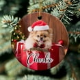 thumbnail image 3 of Personalized Dog Photo Christmas Ornament 2025, Custom Photo & Name Dog Ornament Gift for Dog Lover, Dog Ceramic Ornament Dog 1st Christmas Ornament Christmas, Dog Xmas Ornament JxkwEY, 3 of 6