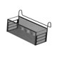thumbnail image 3 of Cesta de almacenamiento colgante para mesita de noche, estante de noche, práctico organizador colgante de hierro para hotel, apartamento, dormitorio, S, 3 of 9