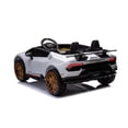 thumbnail image 2 of Licensed 24V Lamborghini Huracan 4×4 Complete Edition 2 Seater Kids Ride On Cars, Leather Seat, Rubber Tires With Remote Control, 2 of 3