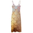 thumbnail image 5 of Mermaid Fish Scales Fine Art Sleeveless Dress Summer Dress Woman 2025, 5 of 7