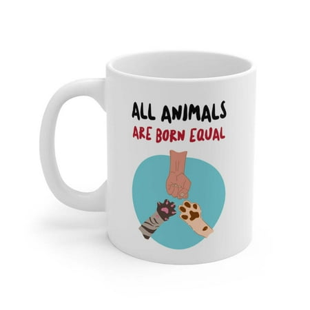

WONISOLI All Animals Are Born Equal Mug