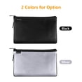 thumbnail image 2 of moobody Small Fireproof Money Bag Fire and Water Resistant Expandable Document Bag Storage Pouch with Zipper for A5 File Document Cash Jewelry Passport, 2 of 7