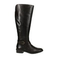 thumbnail image 2 of INC Women's Fadora Wide Calf Riding Boots Black Size 8.5 WC, 2 of 8