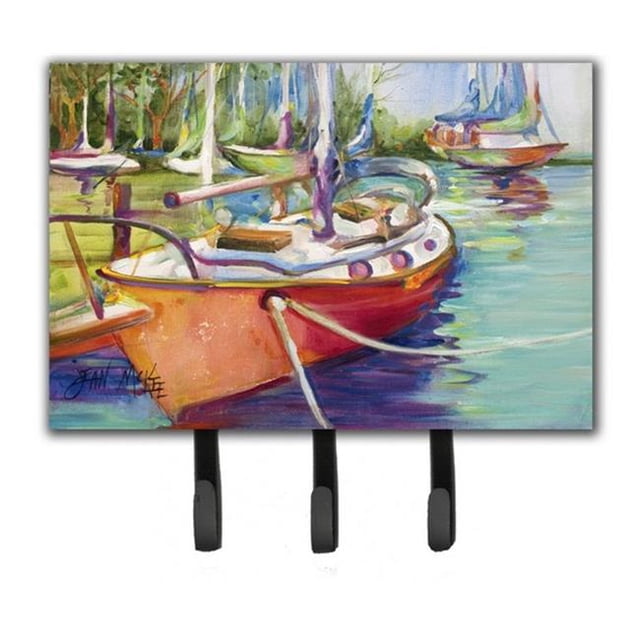 Carolines Treasures JMK1028TH68 Red Sailboat Leash & Key Holder