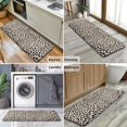 thumbnail image 6 of Black and Tan Leopard Print Kitchen Rug Mat,Kitchen Runner Rugs Non Skid Washable,Decorative Kitchen Floor Mats for Kitchen,Sink,Laundry,17"x47.2", 6 of 7