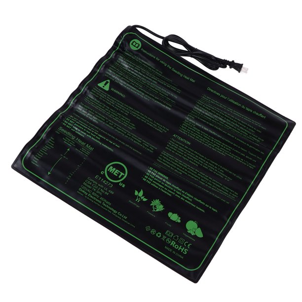 Almohadilla térmica para plantas, tapete para vivero de plantas, tapete térmico de silicona para plántulas, tapete térmico impermeable para plántulas, probado y confiable