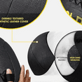 thumbnail image 5 of Wall Ball, Soft Leather Weighted Iron Sand Med Ball for Dynamic Multifunctional Exercise, 6lbs - 30lbs, 5 of 6