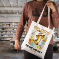 thumbnail image 2 of Cartoon Tiger Gift Tigger The One And Only Since 1968 Tote Bag Tigger Lover Gift, 2 of 6