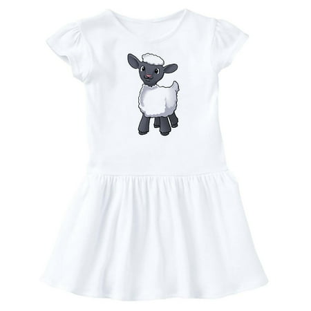 

Inktastic Cute little lamb Gift Baby Girl Dress