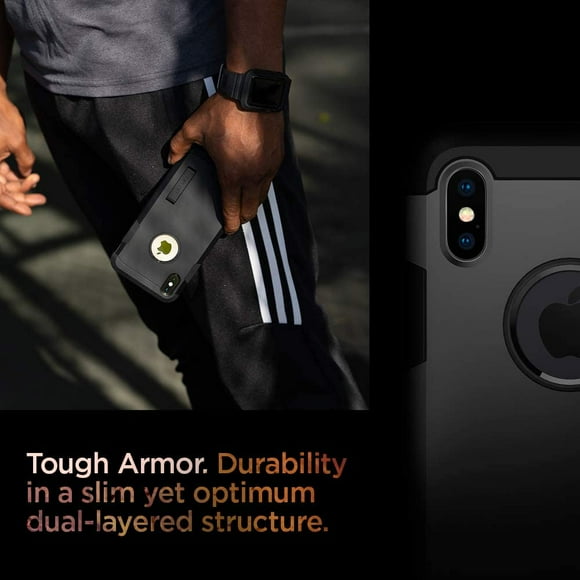 Spigen Tough Armor Designed for Apple iPhone XS Max Case (2018) - Black
