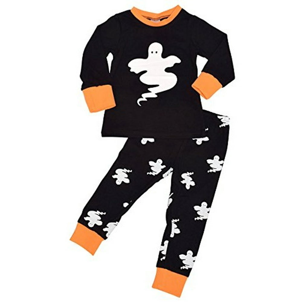 Unique Baby Unique Baby Girls 2Piece Halloween Ghost Pajama Set (6