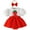 Red, variant on Baby Girl Clothes Newborn Romper Dress Strawberry Pattern Infant Lace Ruffle Sleeveless Summer Outfits with Headband 0-18 Months(Pink,9-12 Months)