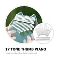 thumbnail image 2 of Shisuyan 1 Ensemble de Touches Kalimba 17 Notes Touches de Piano Pièces d'Instruments de Musique Accessoires, 2 of 9