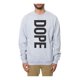 thumbnail image 1 of DOPE - Sudadera vertical para hombre, gris, pequeña, 1 of 2