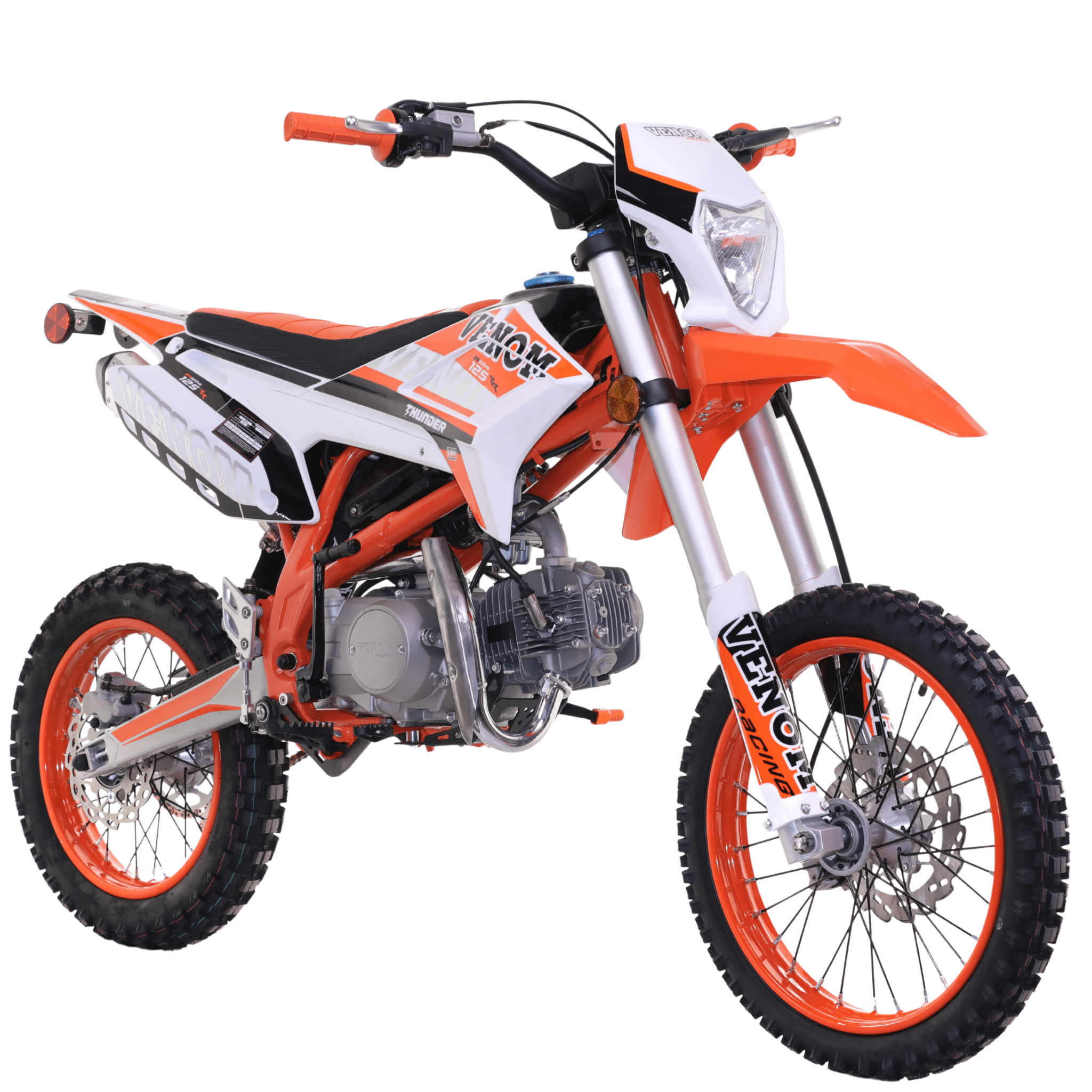 Venom Thunder 125cc Dirt Bike – 4-Speed Manual Transmission, Off-Road Ready