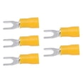 thumbnail image 4 of Wire Connector, Insulated 50Pcs Fork Terminal 14-12AWG Copper PVC  For Equipment SV3.5-5 Yellow, 4 of 8