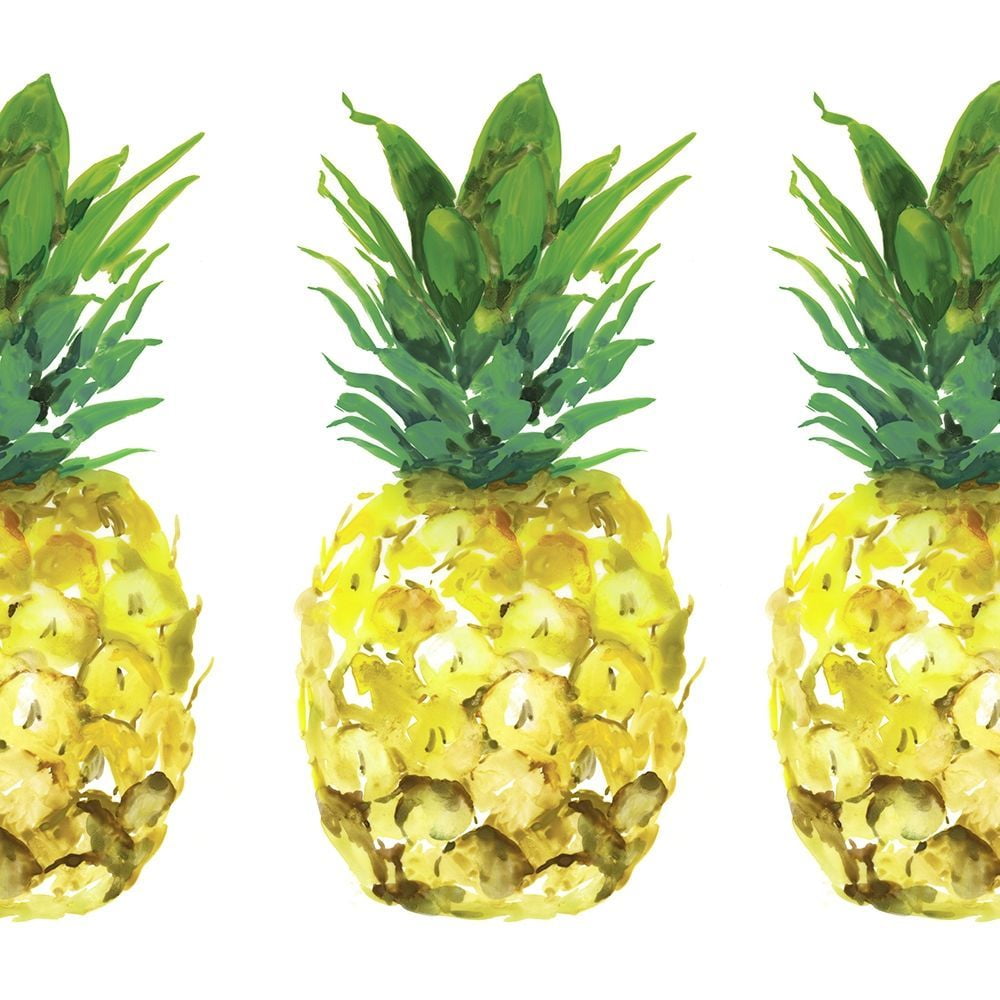 Triple Pineapples Poster Print by Isabelle Z Isabelle Z (24 x 24 )
