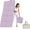 Lavender Purple, variant on Foldable Yoga Mat for Travel - 75"x31.5" Large POE Exercise Mat with Storage Pouch, Fits Suitcase & Backpack,6mm Non-Slip Surface for Yoga, Pilates, Gym & Outdoor Workouts