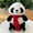 Red, variant on Cute Stuffed Animal Comfortable Soft Doll Panda Home Panda Plush Toy Simulation Kitten for Adults Bedroom Teens Girlfriend Children 9.4in Panda