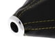 thumbnail image 4 of Cubierta de la funda de la perilla de cambio de marchas manual/automática universal con puntada Amarillo, 4 of 8