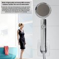 thumbnail image 4 of Propeller Driven Shower Head Turbo Fan Bath Shower Head High Pressure Handheld Shower Head 360 Degrees Rotating Water Saving Shower Head, 4 of 10