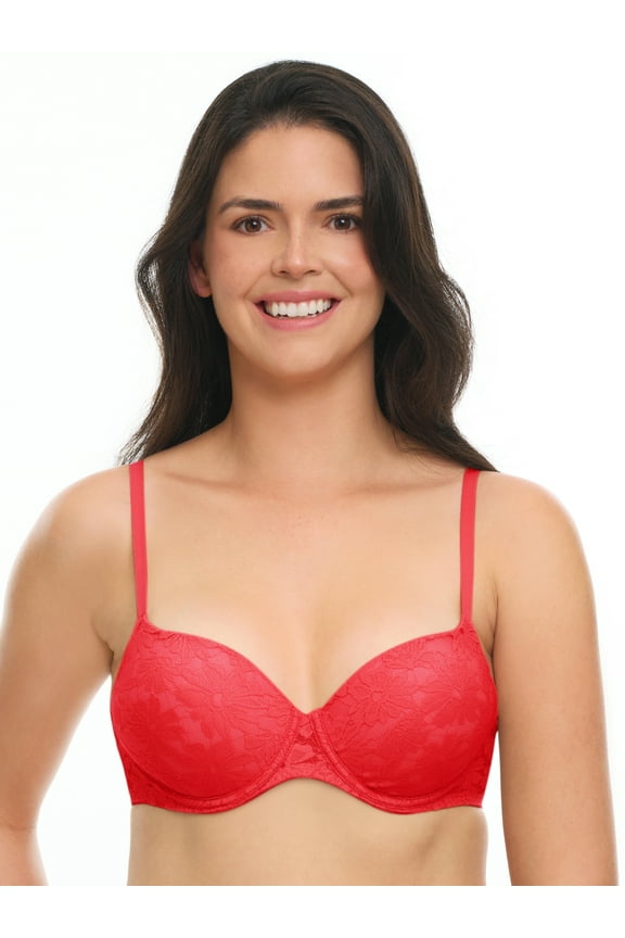 Women's All Over Lace Push Up Bra with Sugarcup, Sizes 34A-40DD