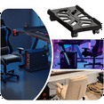 thumbnail image 4 of Support de Tour d'Ordinateur Réglable Support Mobile pour CPU Support de CPU Support de Tour PC avec Roulettes Support Rehausseur Noir, 4 of 7