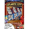 thumbnail image 1 of Atlantic City, Casino Scene (36x54 Giclee Gallery Art Print, Vivid Textured Wall Decor), 1 of 3