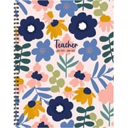 TF PUBLISHING July 2024 - June 2025 Pink Petals Teacher and Home School Lesson Plan Book | 12 Month Academic Year Planner