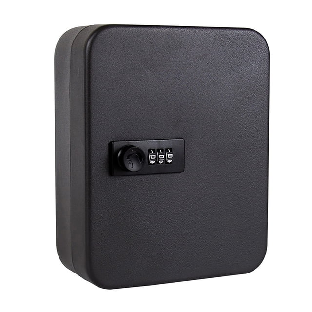 Caja De Seguridad De Acero Para Armario De 28 Llaves Con Cerradura De Combinación, Caja De Almacenamiento Para Llaves De Coche Con Contraseña Montada En La Pared Para El Hogar Cateissary HA012781-00