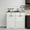 White, variant on Jopath Farmhouse Double Tilt Out Trash Cabinet for 20 Gallon Trash Cans, Free Standing Recycling Cabinet with Hideaway Drawer, Laundry Sorter Cabinet for Living room Bathroom Kitchen White