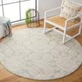 thumbnail image 2 of SAFAVIEH Metro Riley Medallion Area Rug, Light Brown/Ivory, 6' x 6' Round, 2 of 8
