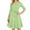 18#a Light Green, variant on Cocktail Dresses for Women Vintage Wedding Guest 3/4 Sleeves Formal Church Tea Dress Navy 2XL