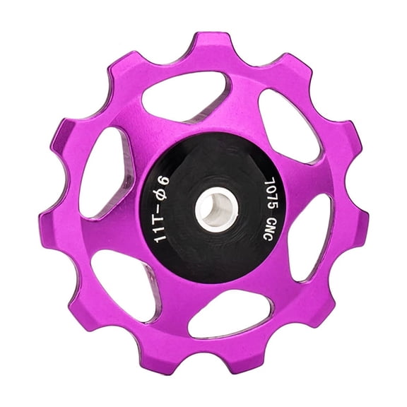RUISINERY 11T Bicycles Rear Derailleur Pulley Bikes Rear Derailleur Pulley Sealed Bearing Wheel Aluminum Alloy Shifts Guide Wheel