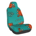 thumbnail image 1 of Wukai Colorful Crab Full Set Car Seat Covers with Soft Padding Universal Auto Front Seats Protector and Cushion Mat, 1 of 5