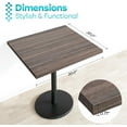 thumbnail image 4 of Kaboon 20x20 inch Universal Table Top, Pack 2, Square, Eucalyptus, 4 of 5