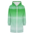 thumbnail image 5 of Bovemsi Sweatshirt for Women Long Zip Up Double Zipper Fleece Jacket Sweatshirts Fall Winter Fashion Clothes Zip Up Hoodie, 5 of 5