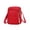 Red, variant on Crossbody Bags for Women Crossbody Purse Shoulder Bag Cross Body Bag Women Nylon, Ladies Purse Mini 3 Layer Zipper Shoulder Wallet Bag Cross Body Bag Purses for Women Small