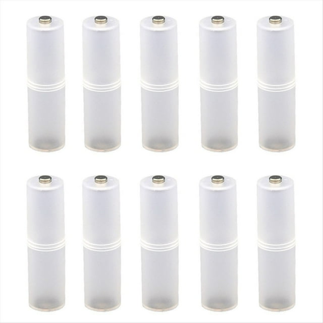 10Pcs Hot AAA to AA Dry Battery Adapter Li-Ion Converter Portable Battery Holder Case Switcher Battery Storage Box