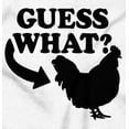 thumbnail image 2 of Guess What Chicken Funny Sarcastic Unisex Plus Fleece Graphic Sweatshirt Brisco Brands 4X, 2 of 5