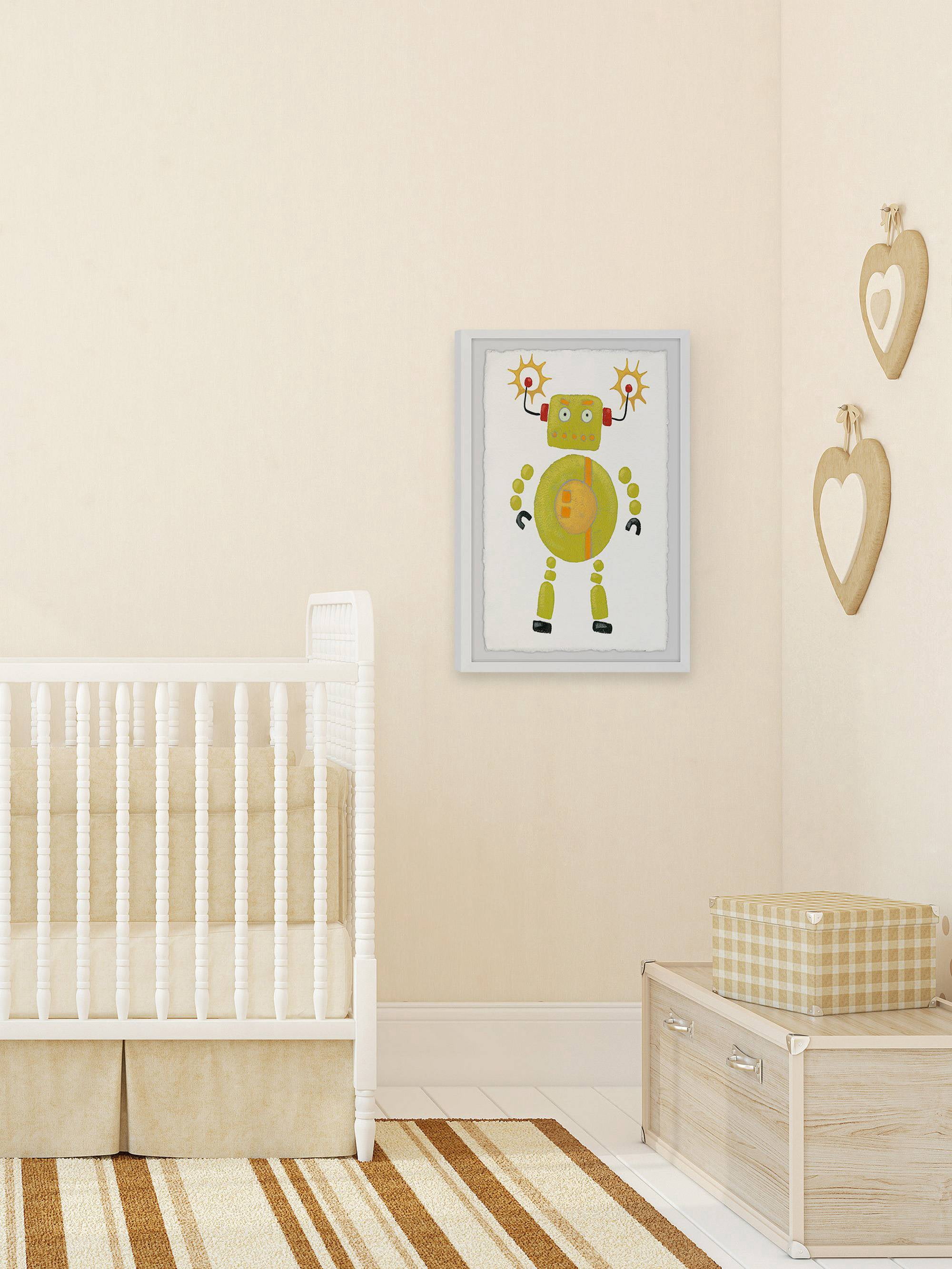 Marmont Hill Magnetic Robot Framed Wall Art