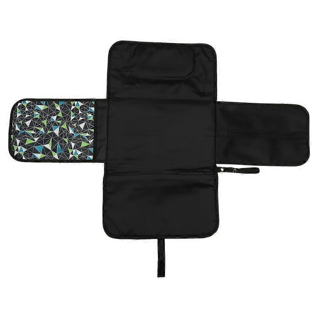 Portable Waterproof Baby Diaper Changing Pad Travel Home Changing Mat (Colorful Pattern)